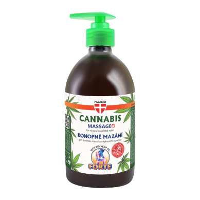 Lotion au Chanvre avec Pompe – Massage & Détente, 500 ml Palacio