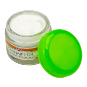 Crème Visage au Chanvre – Soin Régénérant 24h, 50 ml Palacio : application sur le visage