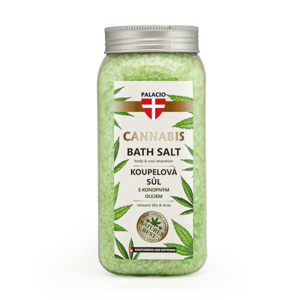 Sel de Bain au Chanvre – Détente & Soin de la Peau, 900 g Palacio