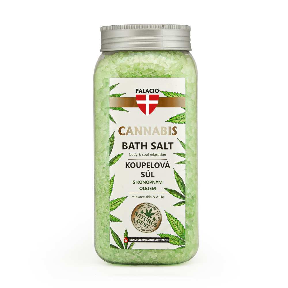 Sel de Bain au Chanvre – Détente & Soin de la Peau, 900 g Palacio Sel de Bain au Chanvre – Détente & Soin de la Peau, 900 g Palacio