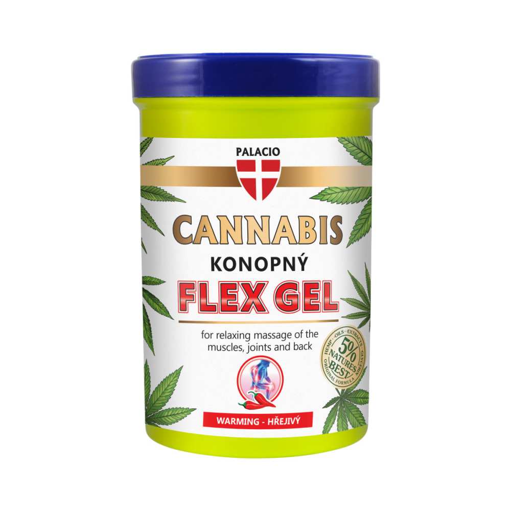 Gel de massage chauffant Flex au chanvre, 380 ml Palacio Gel de massage chauffant Flex au chanvre, 380 ml Palacio