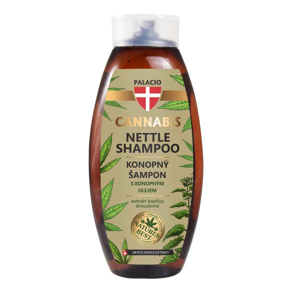 Shampooing au chanvre et à l'ortie - Équilibre cuir chevelu, 500 ml Palacio Shampooing au chanvre et à l'ortie - Équilibre cuir chevelu, 500 ml Palacio
