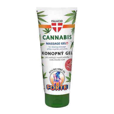 Gel de Massage Cannabis Forte au Chanvre BIO, 200 ml Palacio