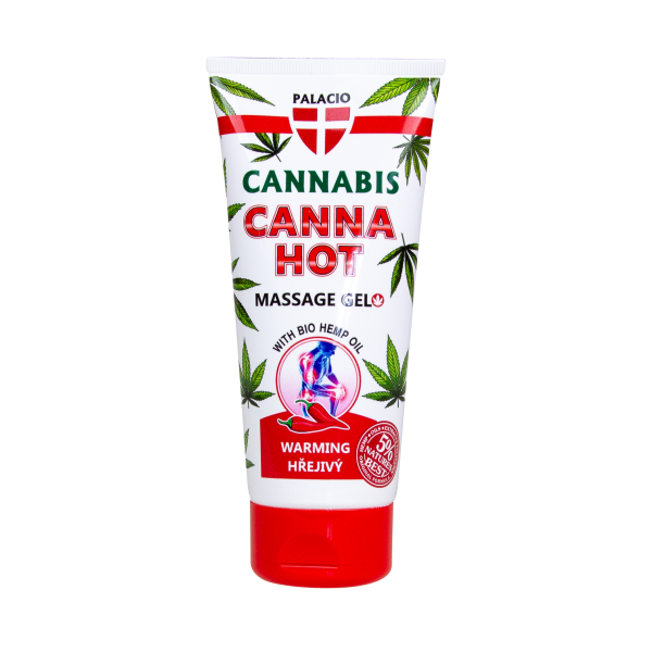 Gel de massage chauffant au chanvre CANNAHOT, 200 ml Palacio