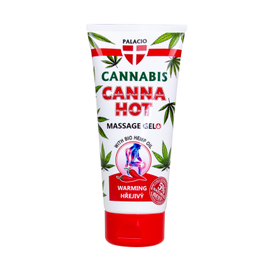 Gel de massage chauffant au chanvre CANNAHOT, 200 ml Palacio