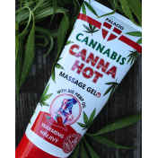 Gel de massage chauffant au chanvre CANNAHOT, 200 ml Palacio : application en massage