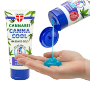 Gel de massage au chanvre CANNACOOL effet rafraîchissant, 200 ml Palacio : détail du conditionnement