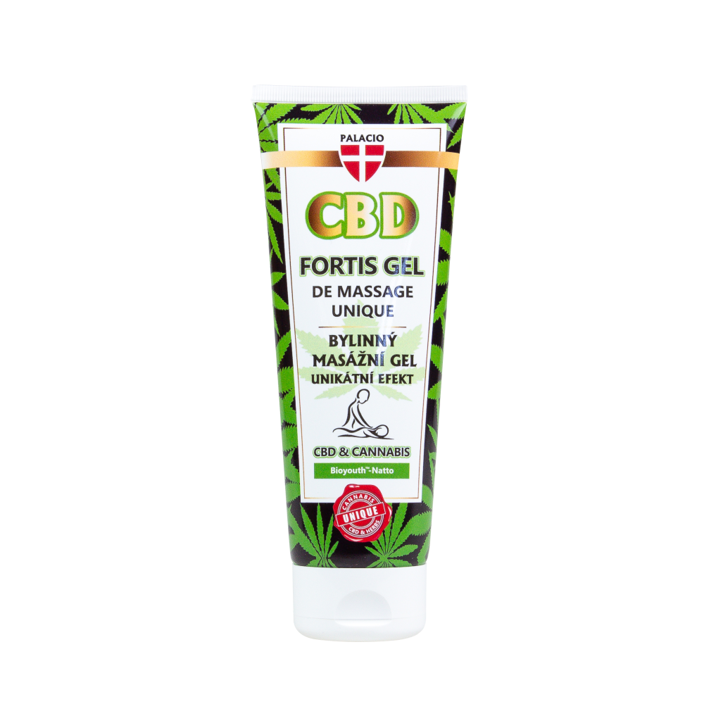 CBD Fortis : Gel de Massage au Chanvre & Collagène, 200 ml Palacio CBD Fortis : Gel de Massage au Chanvre & Collagène, 200 ml Palacio