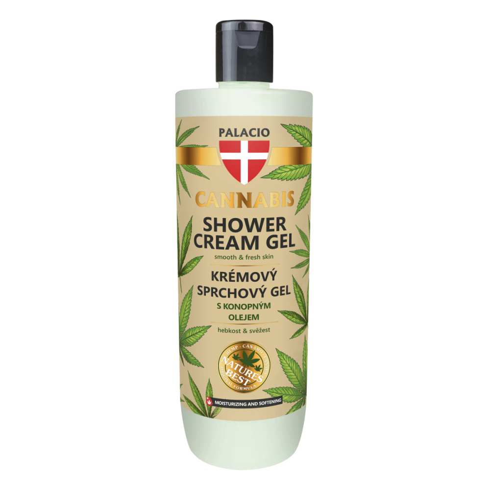 Gel Douche Crème à l'Huile de Chanvre, 500 ml Palacio Gel Douche Crème à l'Huile de Chanvre, 500 ml Palacio