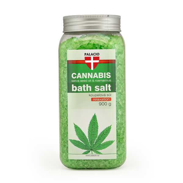Sel de Bain au Cannabis & Romarin, 900 g Palacio