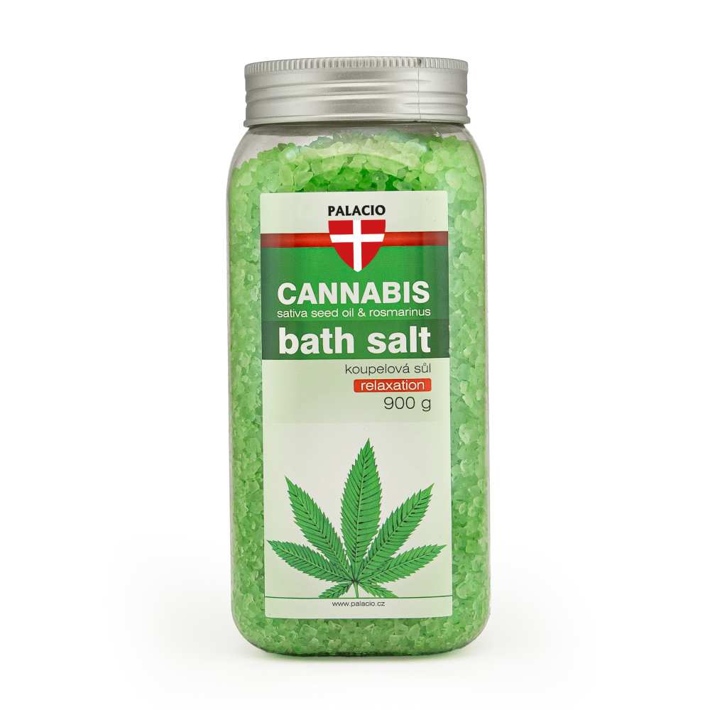 Sel de Bain au Cannabis & Romarin, 900 g Palacio Sel de Bain au Cannabis & Romarin, 900 g Palacio