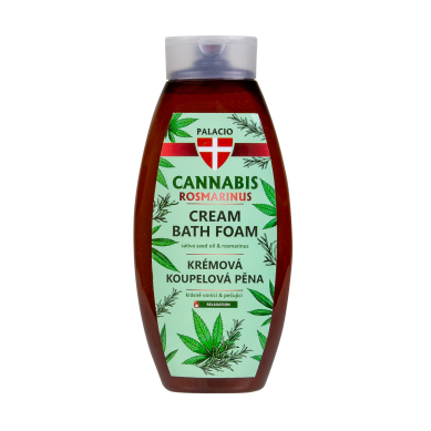 Cannabis Rosmarinus : bain moussant à l'huile de chanvre, 500 ml Palacio