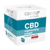 CBD Crème Régénérante Visage au Chanvre, 50 ml Cannabellum : application sur le visage