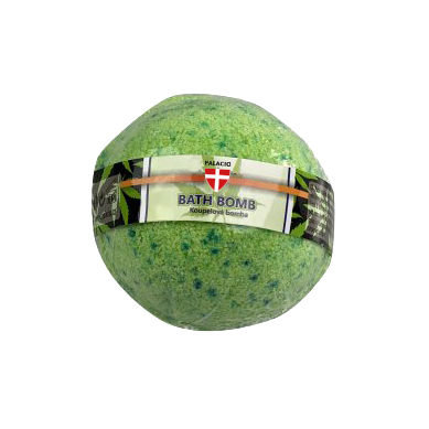 Bombe de bain au chanvre - Effervescente & nourrissante, 95 g Palacio