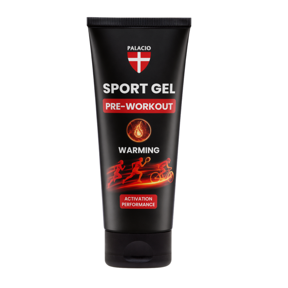 Gel Sportif Chauffant au Chanvre & CBD Forte, 200 ml Palacio Gel Sportif Chauffant au Chanvre & CBD Forte, 200 ml Palacio