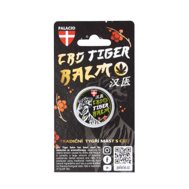 Tiger – Baume du Tigre au CBD & Huiles Essentielles, 15g Palacio