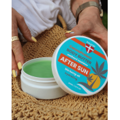 CannaProtect Beurre Corporel Après-Soleil au Chanvre, 200 ml Palacio : application sur le corps
