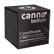 CBD CannaDream - Crème de nuit avancée, 50 ml Cannabellum : application sur le visage