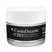 CBD CannaDream - Crème de nuit avancée, 50 ml Cannabellum : soin du visage au chanvre et CBD
