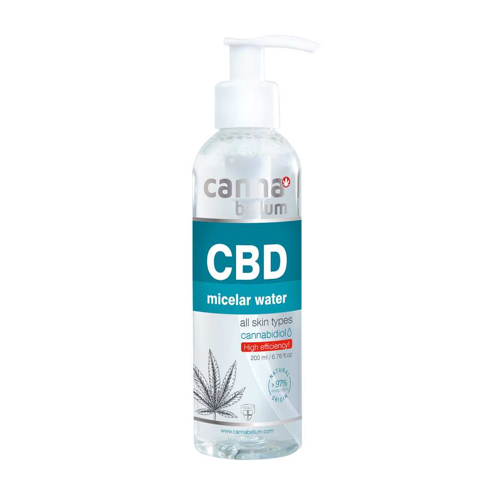 Eau Micellaire CBD – Nettoyant Visage Doux, 200 ml Cannabellum Eau Micellaire CBD – Nettoyant Visage Doux, 200 ml Cannabellum