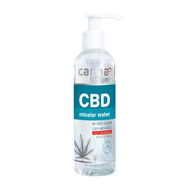 Eau Micellaire CBD – Nettoyant Visage Doux, 200 ml Cannabellum