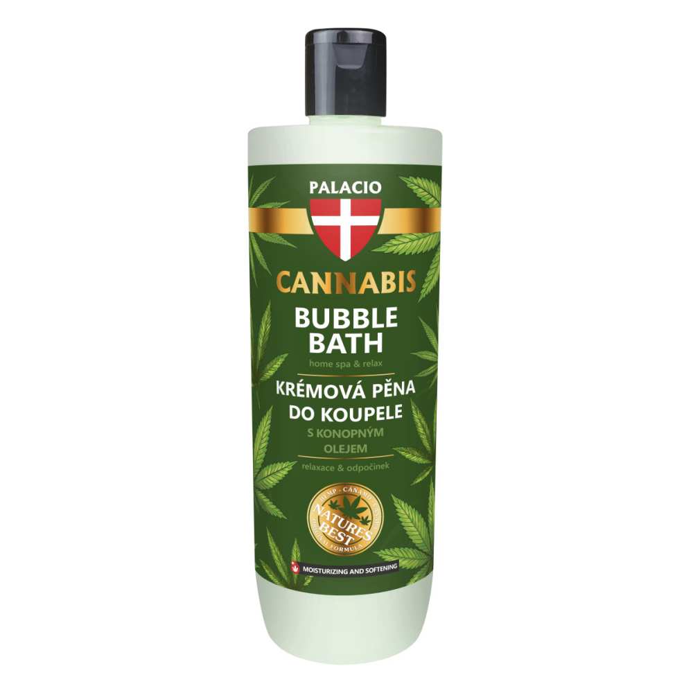 Bain Moussant au Chanvre Cannabis - Détente & Soin, 500 ml Palacio Bain Moussant au Chanvre Cannabis - Détente & Soin, 500 ml Palacio