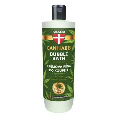 Bain Moussant au Chanvre Cannabis - Détente & Soin, 500 ml Palacio