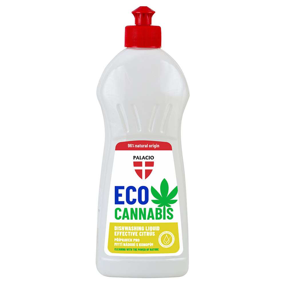 Liquide vaisselle écologique EcoCannabis au chanvre, 500 ml Palacio Liquide vaisselle écologique EcoCannabis au chanvre, 500 ml Palacio