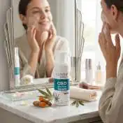 Mousse Nettoyante Visage CBD - Soin Purifiant, 150 ml Cannabellum : texture du soin