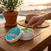 CannaProtect Beurre Corporel Après-Soleil au Chanvre, 200 ml Palacio : texture du soin