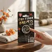 Tiger – Baume du Tigre au CBD & Huiles Essentielles, 15g Palacio : application en massage