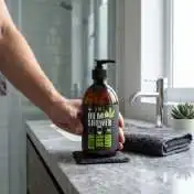 Gel Douche 3-en-1 au Chanvre pour Homme, 500 ml Palacio : texture moussante