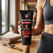 Gel Sportif Chauffant au Chanvre & CBD Forte, 200 ml Palacio : application en massage