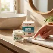 CBD Crème Régénérante Visage au Chanvre, 50 ml Cannabellum : texture de la crème
