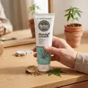 Crème Mains Reishi & CBD CéBéDé – Soin Anti-Âge, 100 ml Palacio : texture de la crème