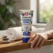 Gel de massage au chanvre CANNACOOL effet rafraîchissant, 200 ml Palacio : application en massage