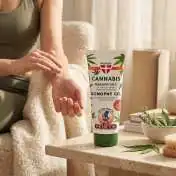 Gel de Massage Cannabis Forte au Chanvre BIO, 200 ml Palacio : application en massage