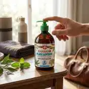 Gel de massage au chanvre effet rafraîchissant, 500 ml Palacio : application en massage