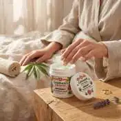 Pommade régénératrice au chanvre, 125 ml Palacio : texture du soin