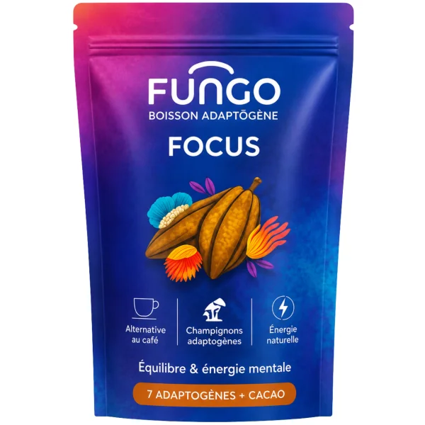 Boisson Adaptogène FOCUS 240g | FUNGO, NOVALOA