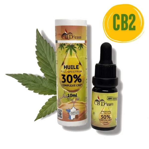 Huile CB2 30% full spectrum | CBD'EAU