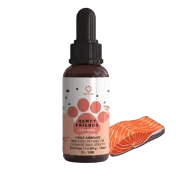 Huile de chanvre animaux 5% saumon | NOVALOA