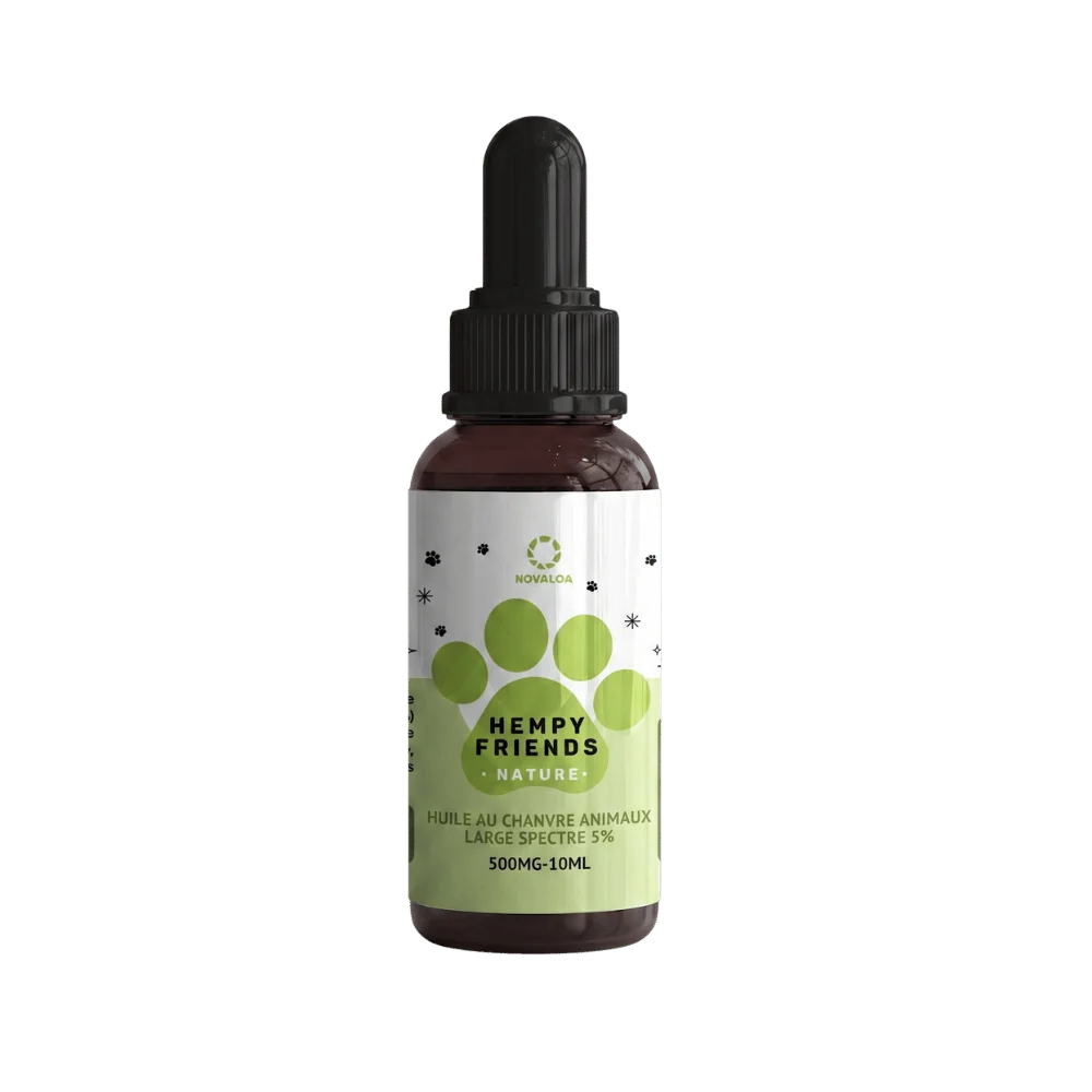 Huile de chanvre animaux 5% nature | NOVALOA Huile de chanvre animaux 5% nature | NOVALOA