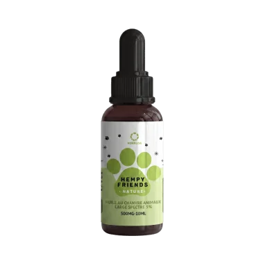 Huile de chanvre animaux 5% nature | NOVALOA