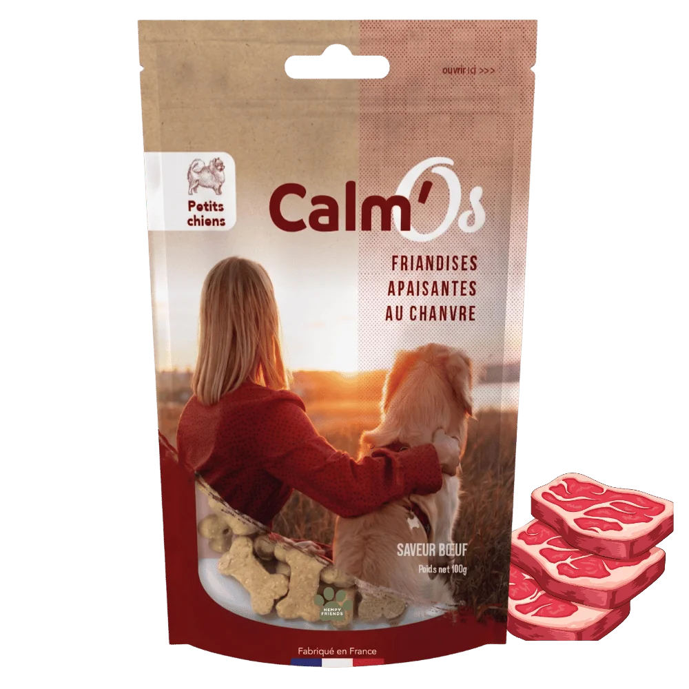 Friandise Chanvre chien petit | CALM’OS NOVALOA Friandise Chanvre chien petit | CALM’OS NOVALOA