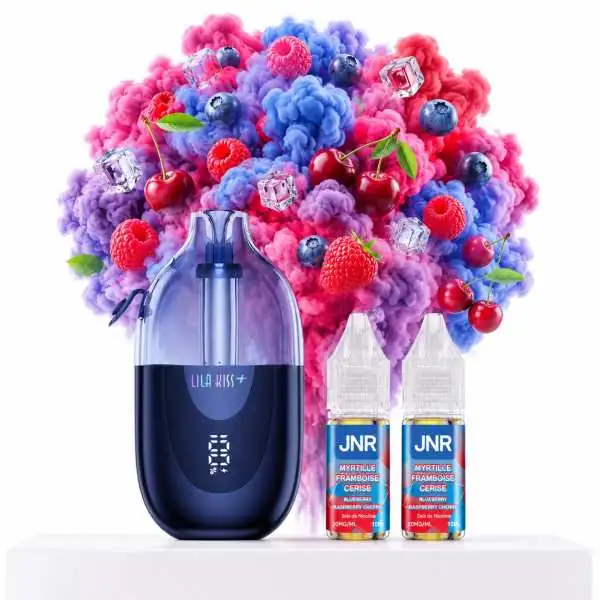 Puff Lila Kiss+ 46K+ JNR - Myrtille Framboise Cerise