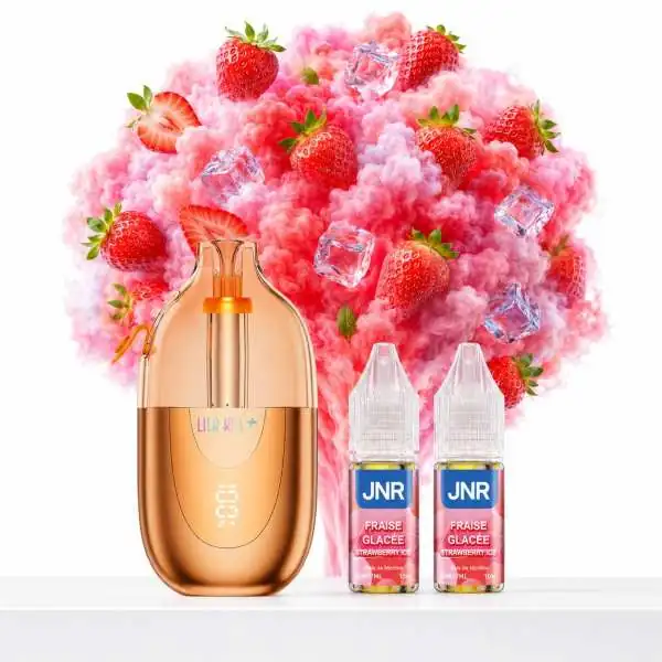 Puff Lila Kiss+ 46K+ 1000mAh - JNR Fraise Glacee