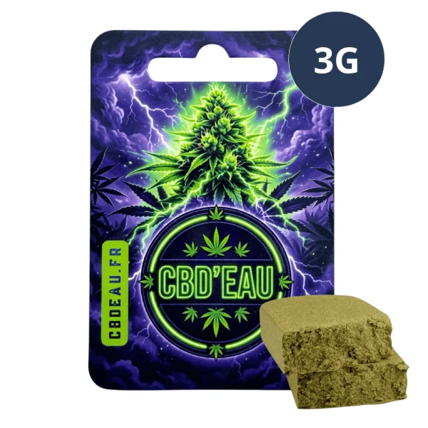 Résine CBD'EAU Kif Jaune NL-1 10% - 3g