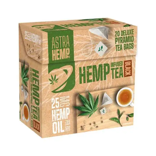 Thé Chanvre black 25 mg | ASTRA HEMP