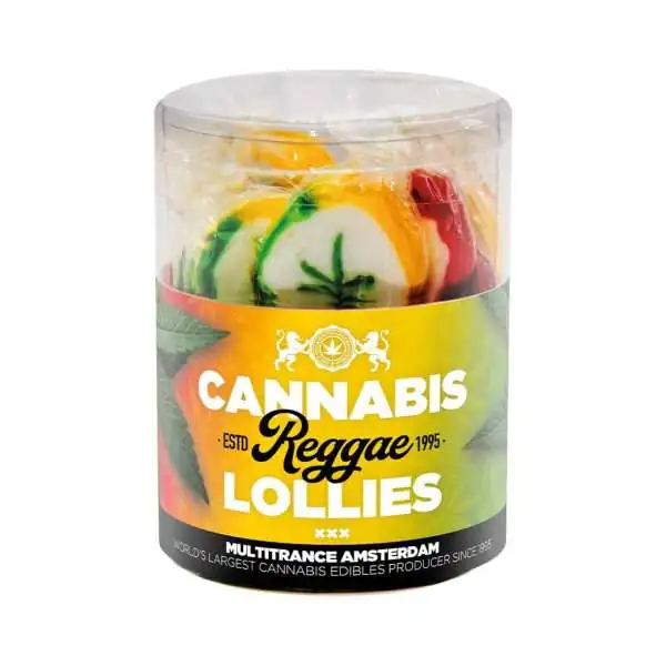 Sucette cannabis Reggae - 10 pcs | MULTITRANCE